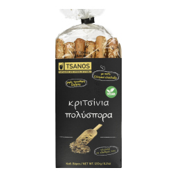 Κριτσίνια Πολύσπορα Vegan Χωρίς προσθήκη ζάχαρης 120gr